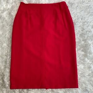 White House Black Market Deep Pink Pencil Skirt Sz 2